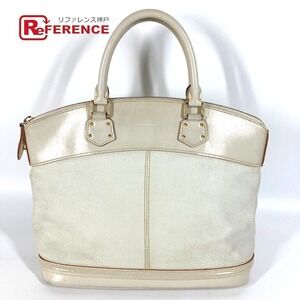 Louis Vuitton Suhali Lockit Tote Bag Leather White